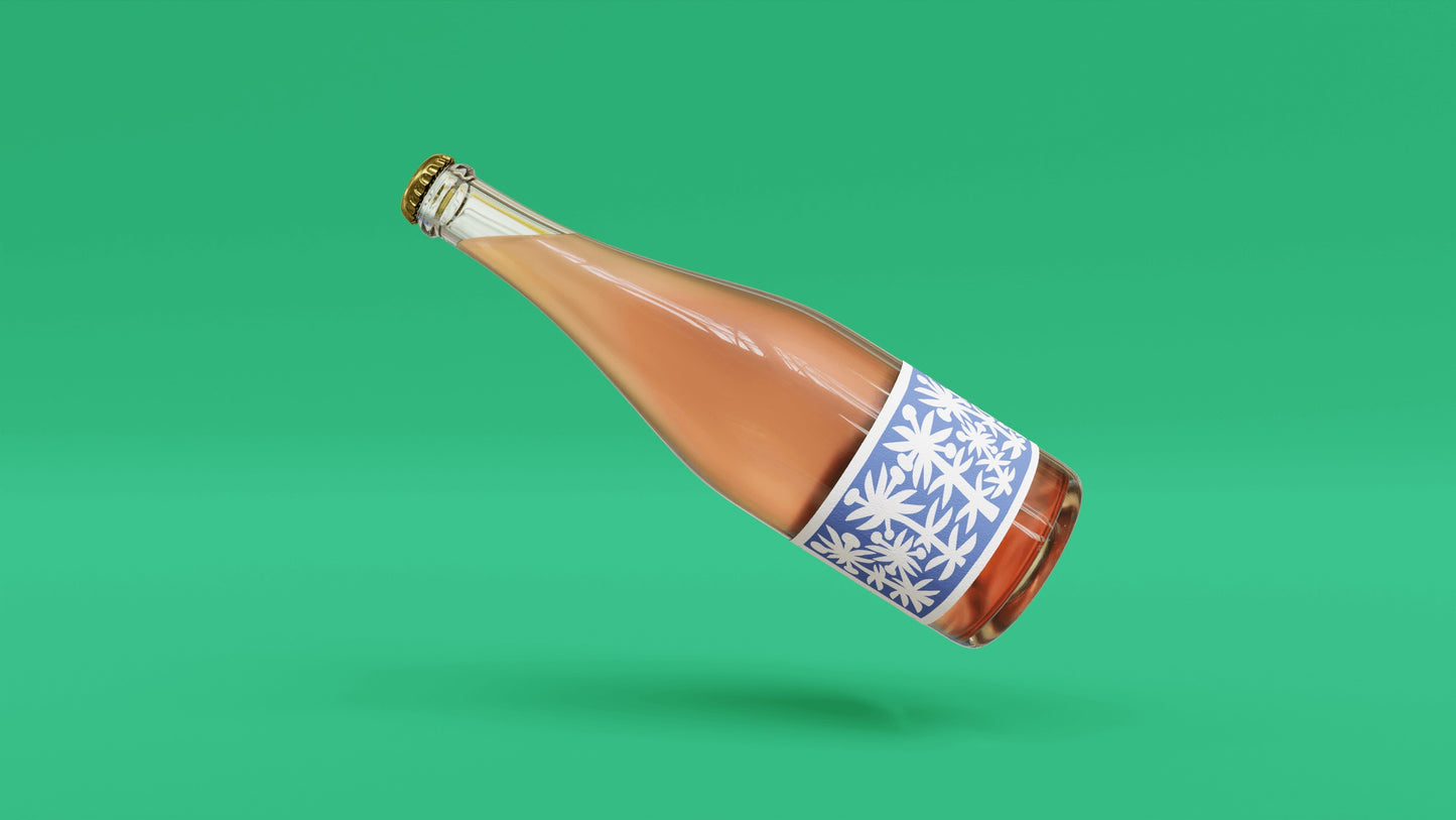 HIBISKUS Wine Bottle Kombucha